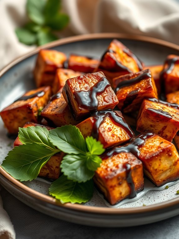 sweet and tangy tofu