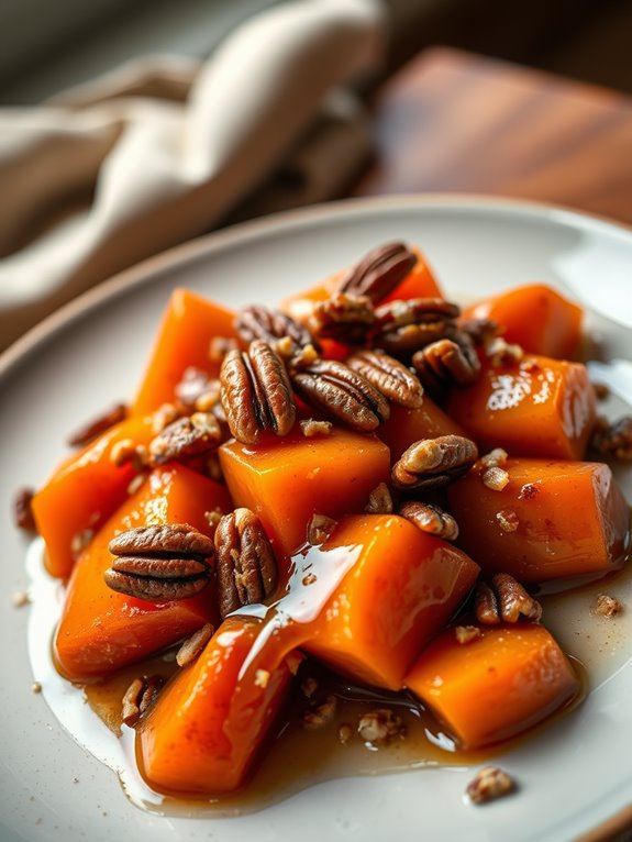 sweet maple pecan yams