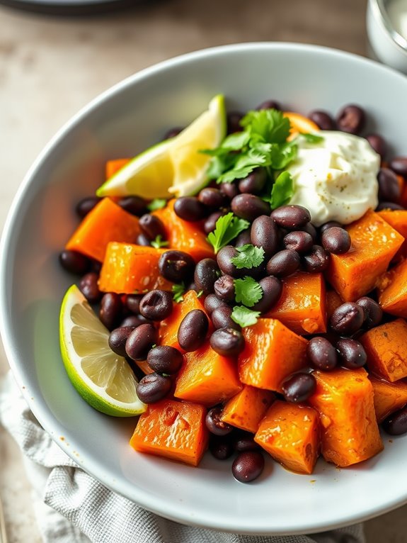 sweet potato black bean bowl