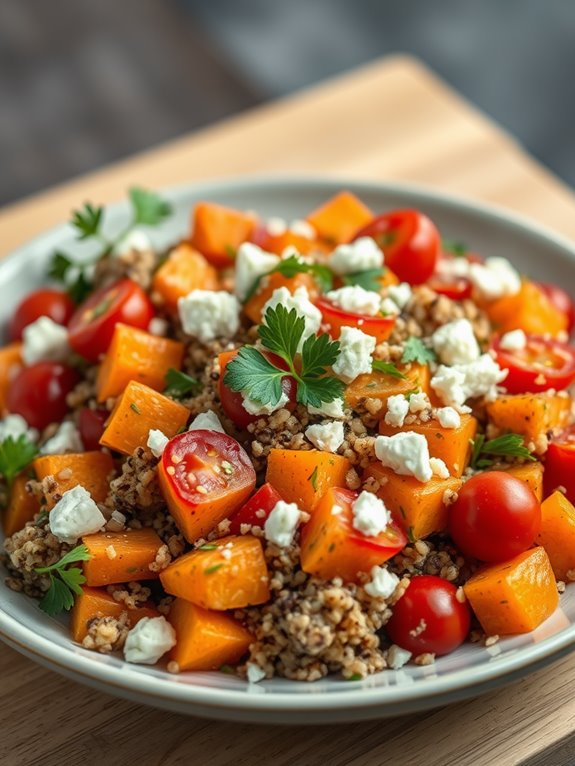 sweet potato quinoa salad