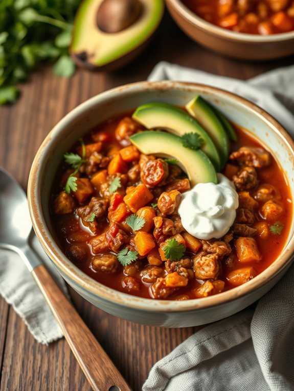 sweet potato turkey chili