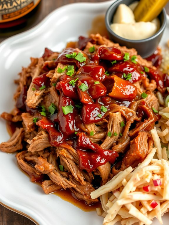 sweet smoky pulled pork