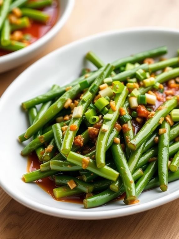 szechuan style spicy green beans