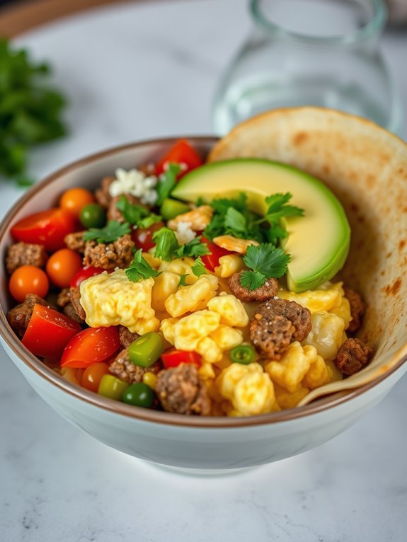 taco bowl for breakfast