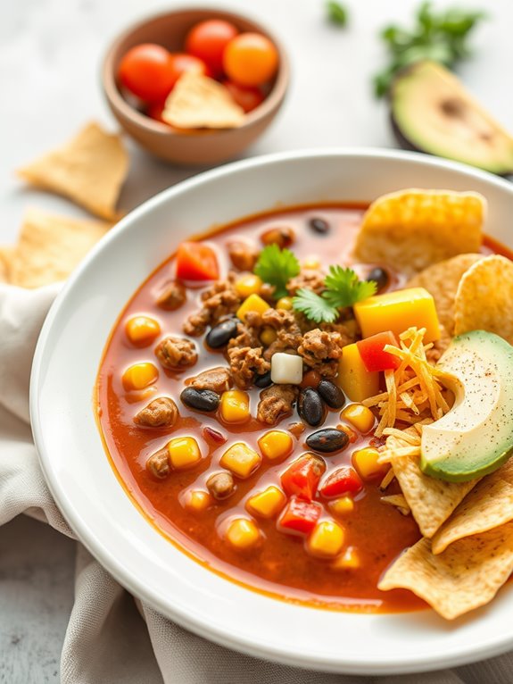 taco soup with corn