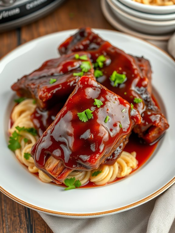 tender slow cooked ribs