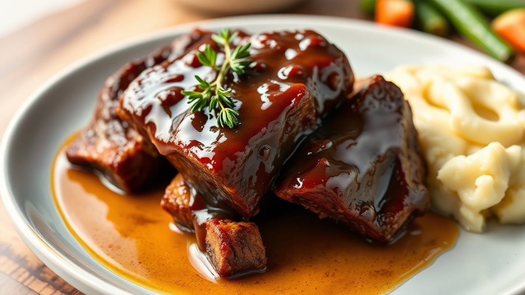 tender smoked beef short ribs