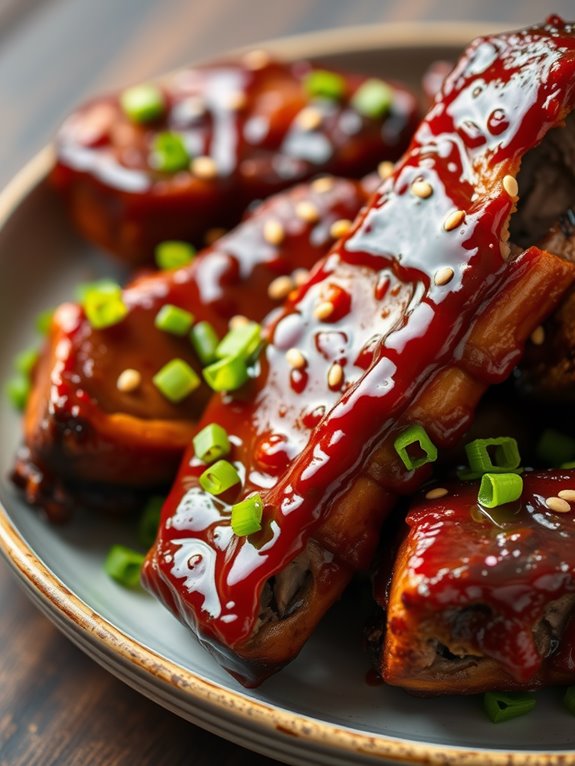 teriyaki flavored asian ribs