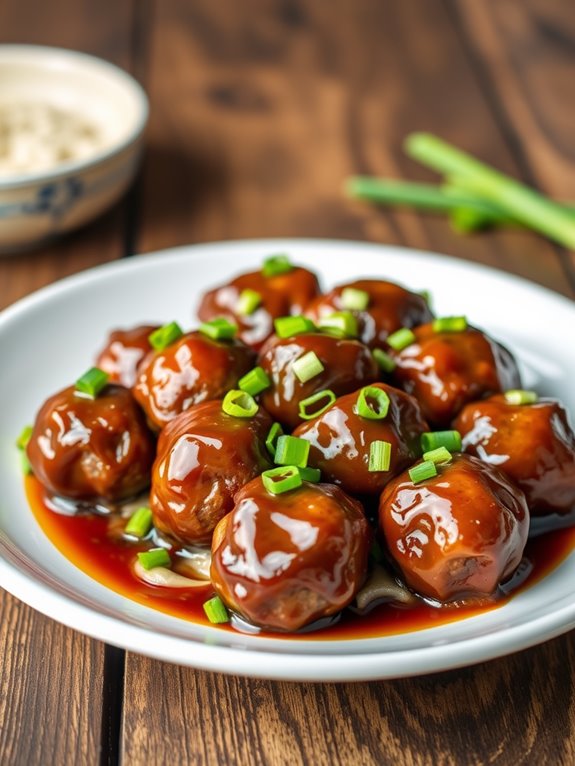 teriyaki grape jelly meatballs