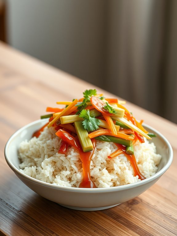 teriyaki jasmine rice bowl