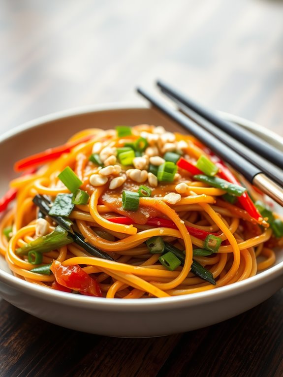 thai peanut noodles recipe