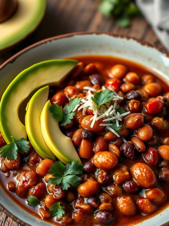 three bean chili recipe