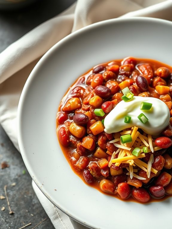 three bean chili recipe