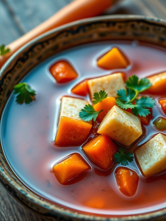 tofu soup and stew