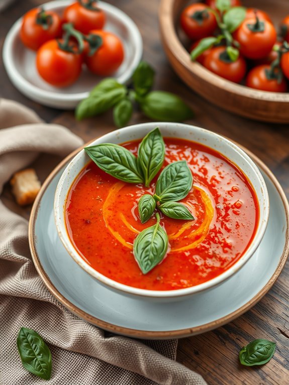 tomato basil soup recipe