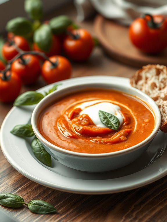 tomato basil soup recipe