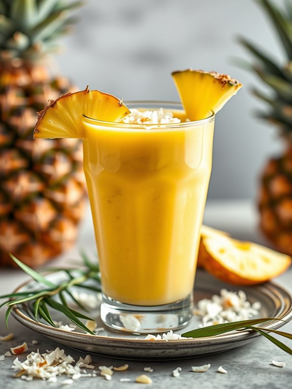 tropical coconut pineapple blend