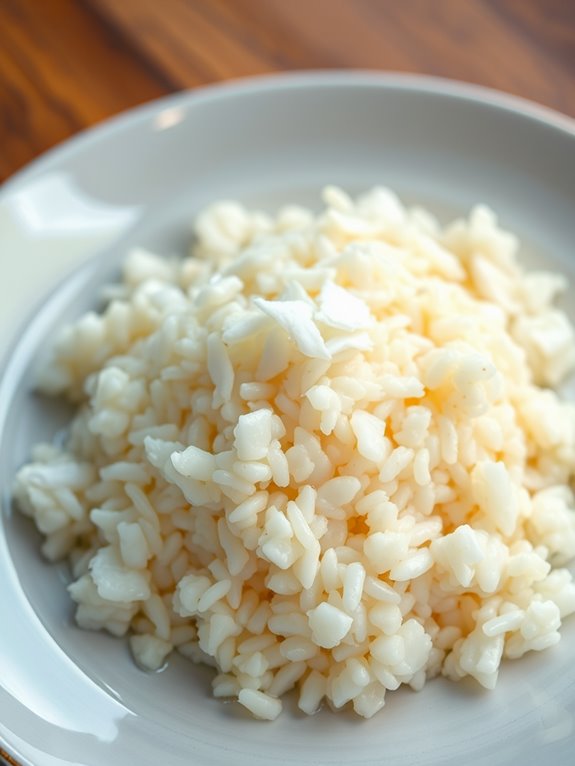 tropical coconut rice dish