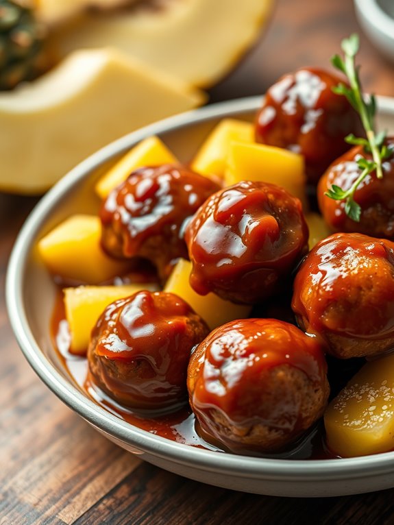 tropical flavored meatball recipe