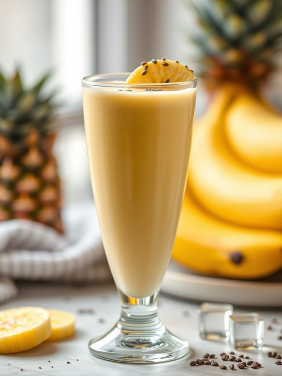 tropical fruit protein smoothie