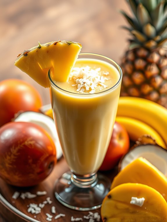 tropical fruit smoothie blend