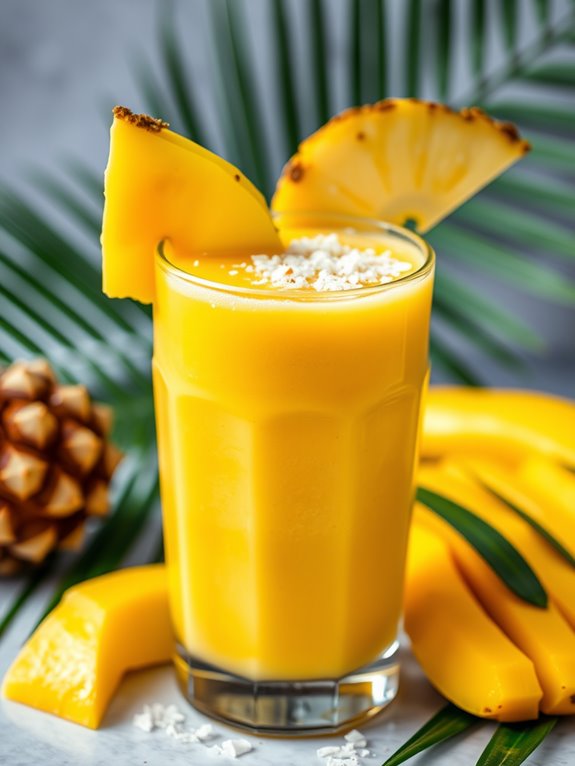 tropical fruit smoothie blend