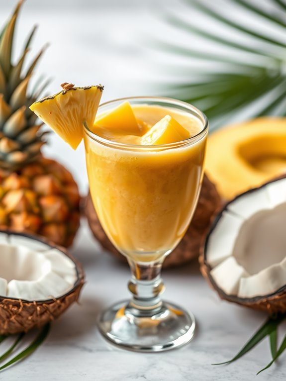 tropical fruit smoothie blend