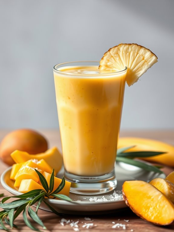 tropical fruit smoothie recipe