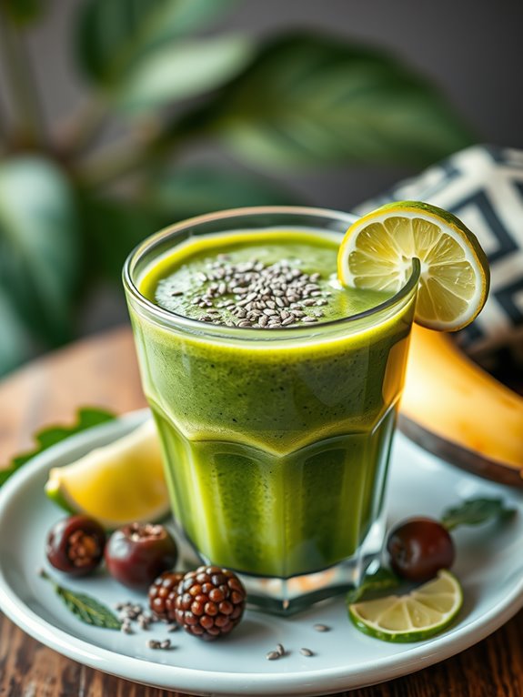 tropical green smoothie recipe