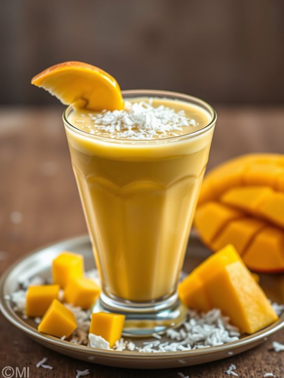 tropical mango coconut delight