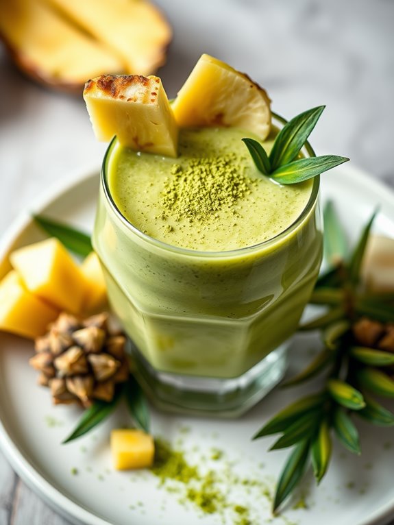 tropical matcha smoothie blend