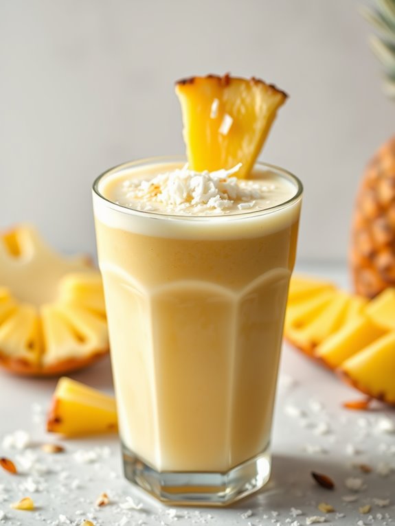 tropical pineapple coconut blend