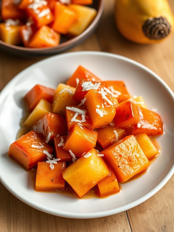 tropical sweet potato dish