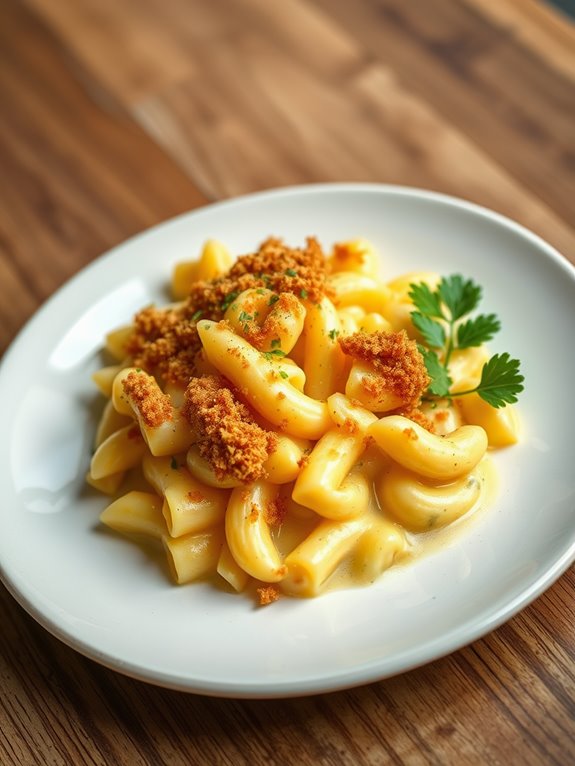 truffle infused cheesy pasta