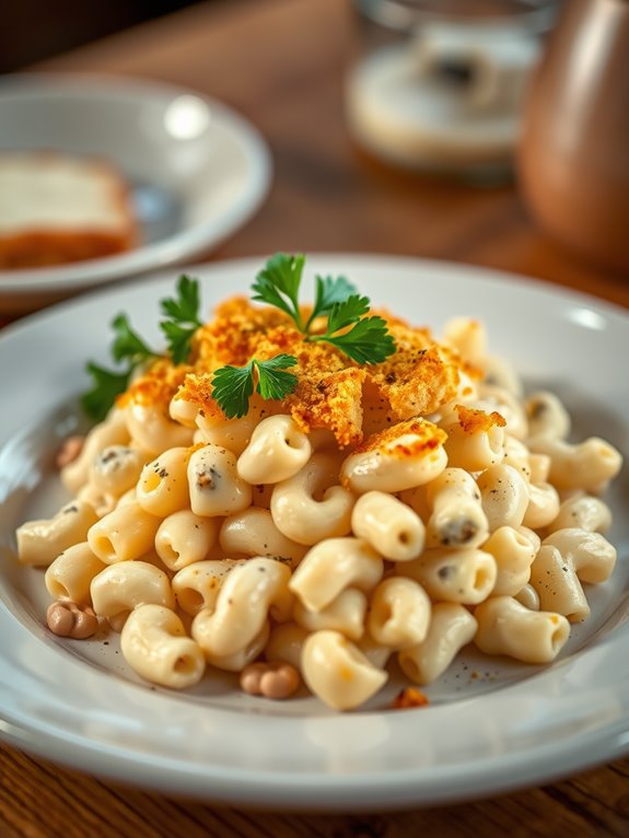 truffle infused creamy pasta