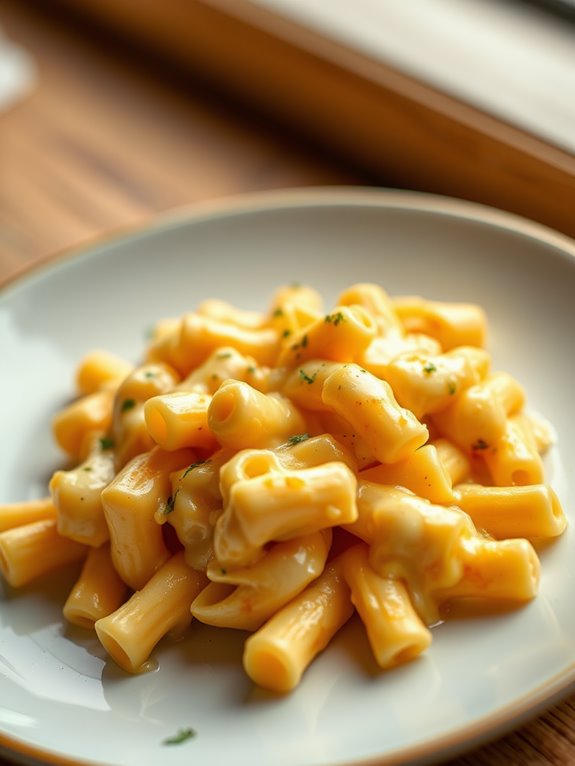 truffle oil gourmet macaroni