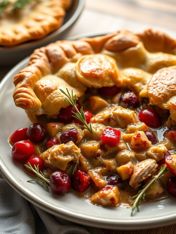 turkey cranberry pot pie