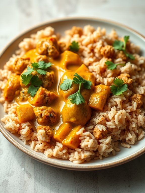 turkey curry with rice