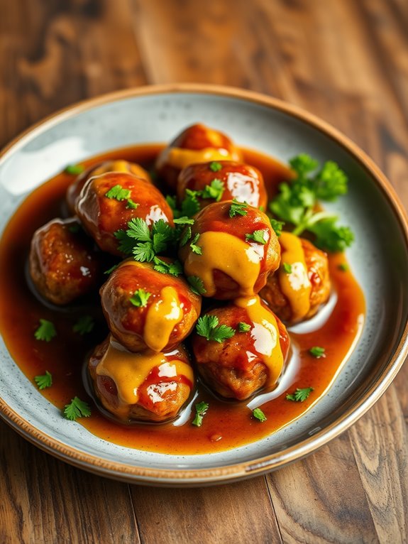 turkey meatballs with sauce