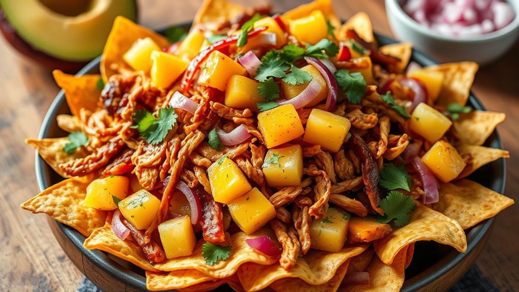 ultimate bbq chicken nachos