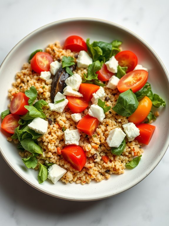 varied meal prep bowls