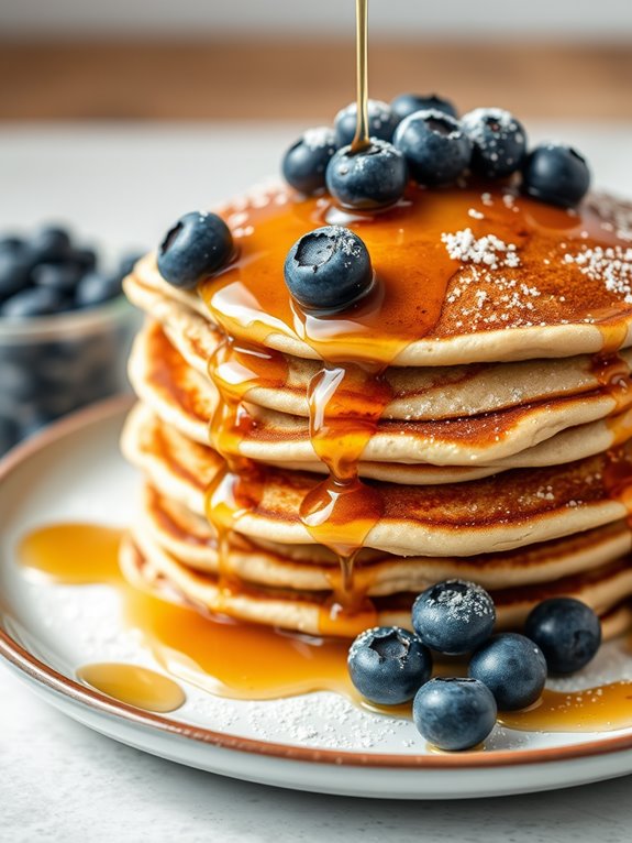 vegan blueberry pancake recipe