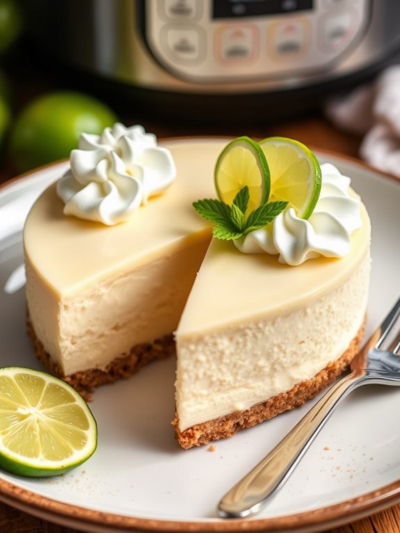 vegan key lime cheesecake