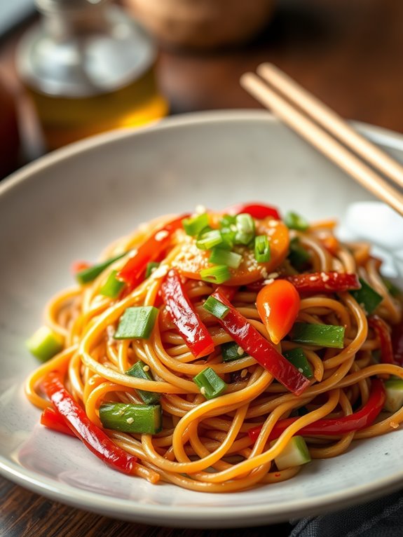 vegetable stir fried noodles