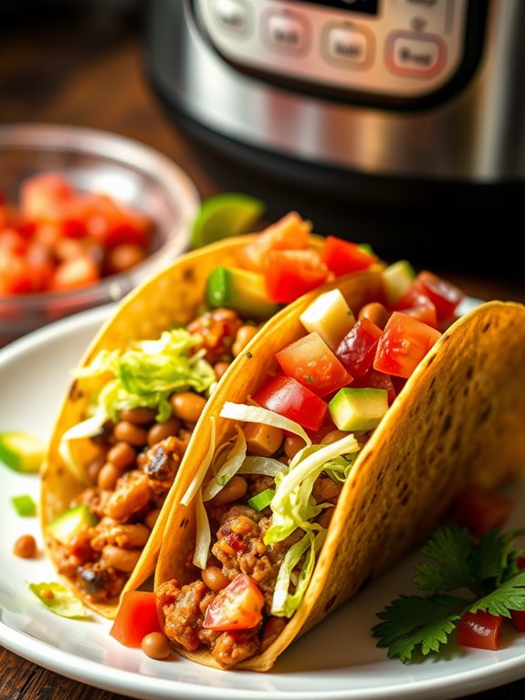 vegetarian bean tacos recipe