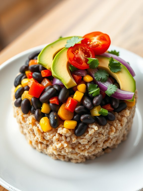 vegetarian black bean bowl