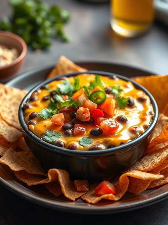 vegetarian black bean dip