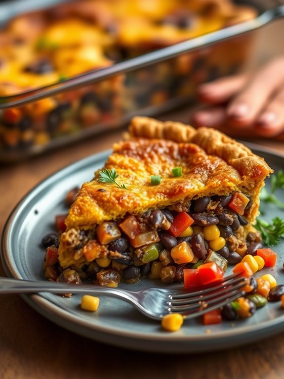 vegetarian black bean dish