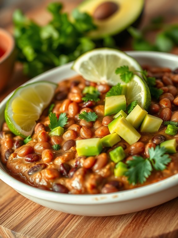 vegetarian refried beans recipe