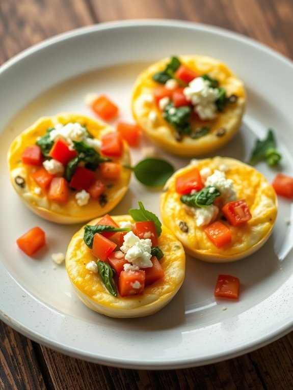 veggie packed mediterranean egg bites